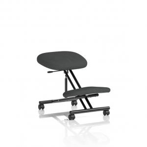 Kneeling Stool Black Frame Bespoke Colour Quest Mussel KCUP3948