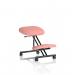 Kneeling Stool Black Frame Bespoke Colour Quest Shrimp KCUP3951