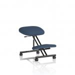 Kneeling Stool Black Frame Bespoke Colour Quest Whelk KCUP3952
