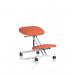 Kneeling Stool Silver Frame Bespoke Colour Quest Crab KCUP3957