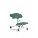 Kneeling Stool Silver Frame Bespoke Colour Quest Kelp KCUP3958