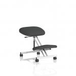 Kneeling Stool Silver Frame Bespoke Colour Quest Mussel KCUP3960