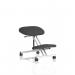 Kneeling Stool Silver Frame Bespoke Colour Quest Mussel KCUP3960