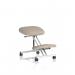 Kneeling Stool Silver Frame Bespoke Colour Quest Salt KCUP3961