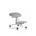 Kneeling Stool Silver Frame Bespoke Colour Quest Shell KCUP3962
