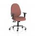 Lisbon Task Operator Chair Bespoke Colour Rivet Forge KCUP3965