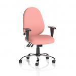 Lisbon Task Operator Chair Bespoke Colour Quest Shrimp KCUP3975