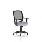 Mave Task Operator Chair Black Mesh With Arms Bespoke Colour Seat Quest Shell KCUP4010