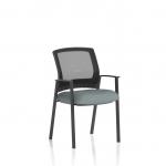 Metro Visitor Chair Mesh Back Bespoke Colour Seat Rivet Tensile KCUP4016