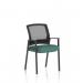 Metro Visitor Chair Mesh Back Bespoke Colour Seat Quest Kelp KCUP4018