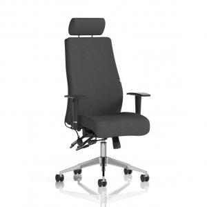 Onyx Ergo Posture Chair With Height Adjustable Arms With Headrest
