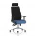 Onyx Ergo Posture Chair With Height Adjustable Arms With Headrest Bespoke Colour Seat Quest Limpet KCUP4043