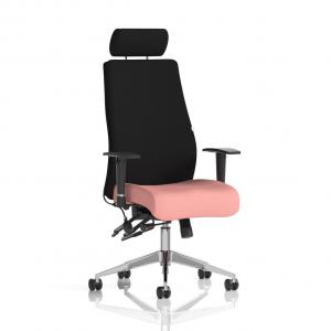 Onyx Ergo Posture Chair With Height Adjustable Arms With Headrest