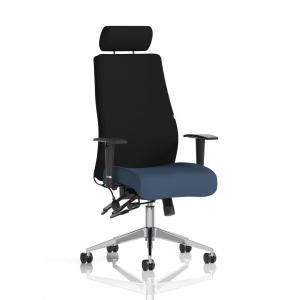 Onyx Ergo Posture Chair With Height Adjustable Arms With Headrest