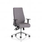 Onyx Ergo Posture Chair With Height Adjustable Arms Without Headrest Bespoke Colour Back And Seat Rivet Fuse KCUP4050