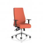 Onyx Ergo Posture Chair With Height Adjustable Arms Without Headrest Bespoke Colour Back And Seat Quest Crab KCUP4053