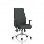 Onyx Ergo Posture Chair With Height Adjustable Arms Without Headrest Bespoke Colour Back And Seat Quest Mussel KCUP4056