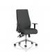 Onyx Ergo Posture Chair With Height Adjustable Arms Without Headrest Bespoke Colour Back And Seat Quest Mussel KCUP4056