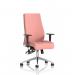 Onyx Ergo Posture Chair With Height Adjustable Arms Without Headrest Bespoke Colour Back And Seat Quest Shrimp KCUP4059