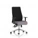 Onyx Ergo Posture Chair With Height Adjustable Arms Without Headrest Bespoke Colour Seat Rivet Fuse KCUP4062