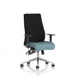 Onyx Ergo Posture Chair With Height Adjustable Arms Without Headrest Bespoke Colour Seat Rivet Quench KCUP4063