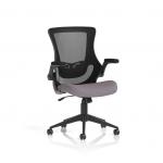 Orbit Black Mesh Back Chair Bespoke Colour Seat Rivet Fuse KCUP4074
