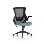 Orbit Black Mesh Back Chair Bespoke Colour Seat Rivet Quench KCUP4075