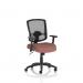 Portland Task Operator Chair Mesh Back With Height Adjustable Arms Bespoke Colour Seat Rivet Forge KCUP4109