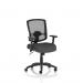 Portland Task Operator Chair Mesh Back With Height Adjustable Arms Bespoke Colour Seat Quest Mussel KCUP4116