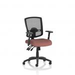 Portland III Mesh Back With Height Adjustable Arms Bespoke Colour Seat Rivet Forge KCUP4133