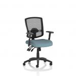 Portland III Mesh Back With Height Adjustable Arms Bespoke Colour Seat Rivet Quench KCUP4135