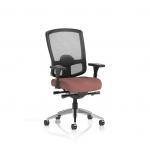 Regent High Mesh Back Ergonomic Task Operator Office Chair With Height Adjustable Arms Bespoke Colour Seat Rivet Forge KCUP4157