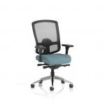 Regent High Mesh Back Ergonomic Task Operator Office Chair With Height Adjustable Arms Bespoke Colour Seat Rivet Quench KCUP4159