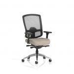 Regent High Mesh Back Ergonomic Task Operator Office Chair With Height Adjustable Arms Bespoke Colour Seat Quest Salt KCUP4165