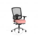 Regent High Mesh Back Ergonomic Task Operator Office Chair With Height Adjustable Arms Bespoke Colour Seat Quest Shrimp KCUP4167