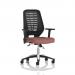 Relay Task Operator Chair Black Back With Height Adjustable Arms Bespoke Colour Rivet Forge KCUP4169