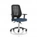 Relay Task Operator Chair Black Back With Height Adjustable Arms Bespoke Colour Quest Whelk KCUP4180