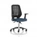 Relay Task Operator Chair Black Back With Folding Arms Bespoke Colour Quest Whelk KCUP4192