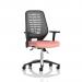 Relay Task Operator Chair Silver Back With Height Adjustable Arms Bespoke Colour Quest Shrimp KCUP4203