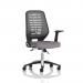 Relay Task Operator Chair Silver Back With Folding Arms Bespoke Colour Rivet Fuse KCUP4206