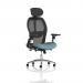 Sanderson II Mesh Back Chair Bespoke Colour Seat Rivet Quench KCUP4219
