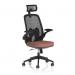 Sigma Executive Mesh Chair With Folding Arms Bespoke Colour Seat Rivet Forge KCUP4229