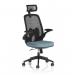 Sigma Executive Mesh Chair With Folding Arms Bespoke Colour Seat Rivet Quench KCUP4231