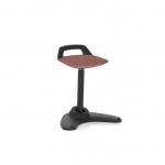 Spry Stool Black Frame Bespoke Colour Seat Rivet Forge KCUP4253