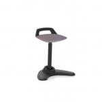 Spry Stool Black Frame Bespoke Colour Seat Rivet Fuse KCUP4254