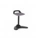 Spry Stool Black Frame Bespoke Colour Seat Rivet Fuse KCUP4254