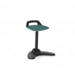 Spry Stool Black Frame Bespoke Colour Seat Quest Kelp KCUP4258