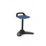 Spry Stool Black Frame Bespoke Colour Seat Quest Limpet KCUP4259
