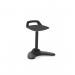 Spry Stool Black Frame Bespoke Colour Seat Quest Mussel KCUP4260