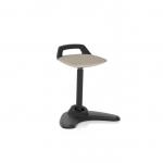 Spry Stool Black Frame Bespoke Colour Seat Quest Salt KCUP4261